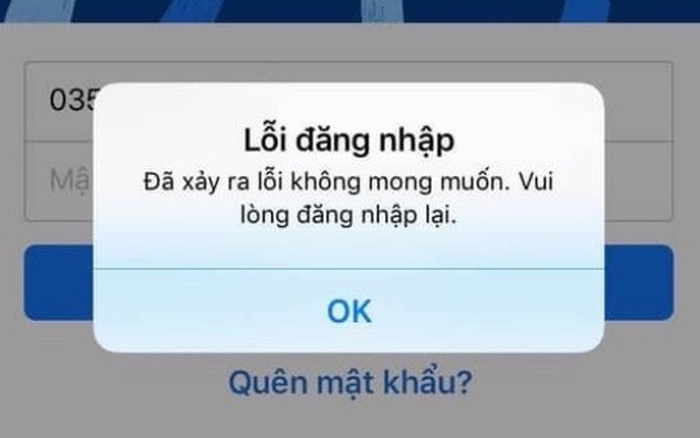 ảnh minh họa Facebook bị lỗi/sập